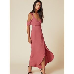 Reformation Jules Pink Dress